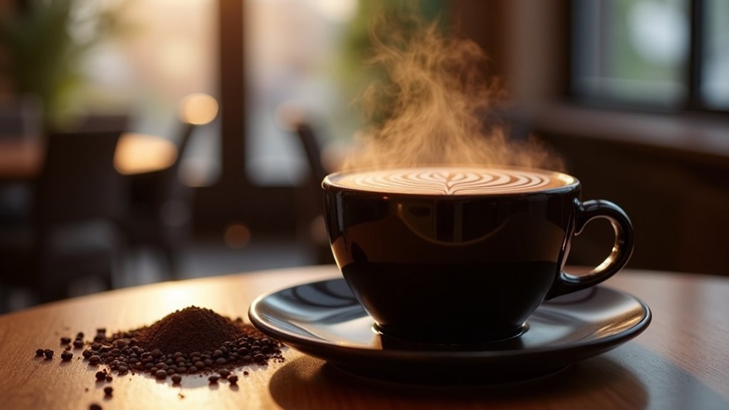 ashy flavor in dark roasts