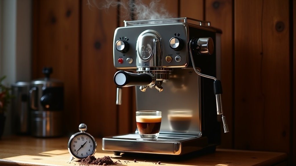 backflush espresso machine regularly