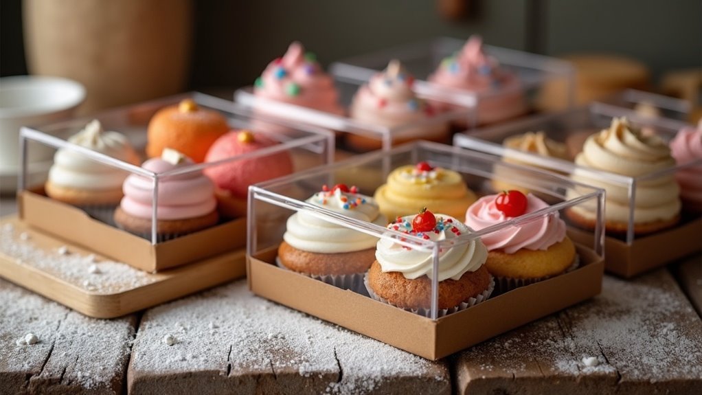 bakery boxes with windows