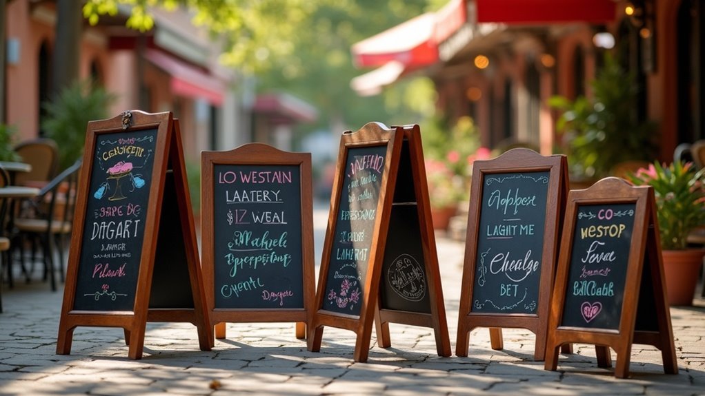chalkboard signs for decor