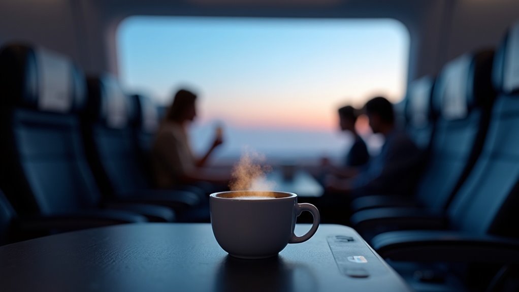 coffee and flight dehydration