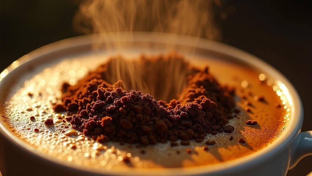 coffee grounds buoyancy explained