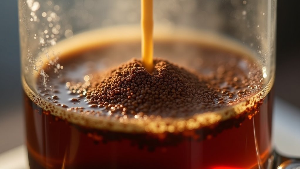 coffee grounds expand during brewing