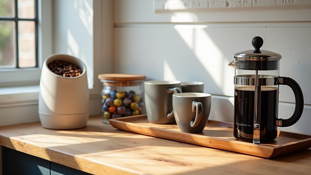 coffee station organization solutions