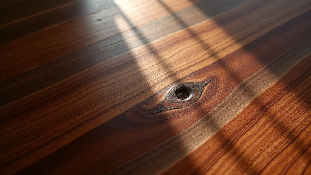 dark rich wood finish