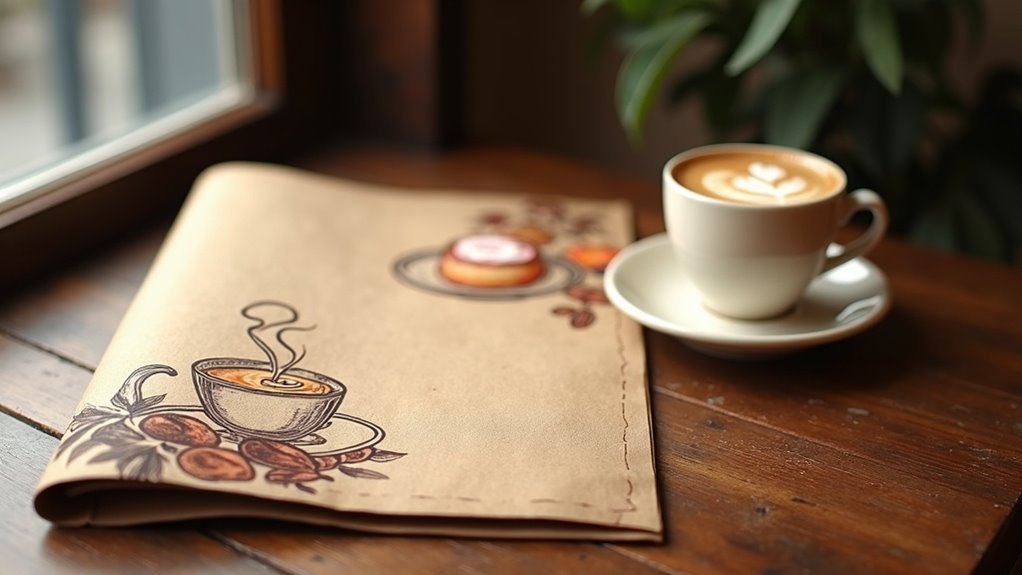 designing a coffee menu