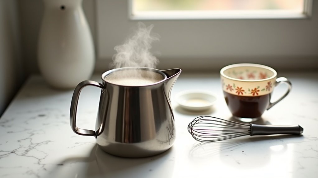 frothing milk without machine