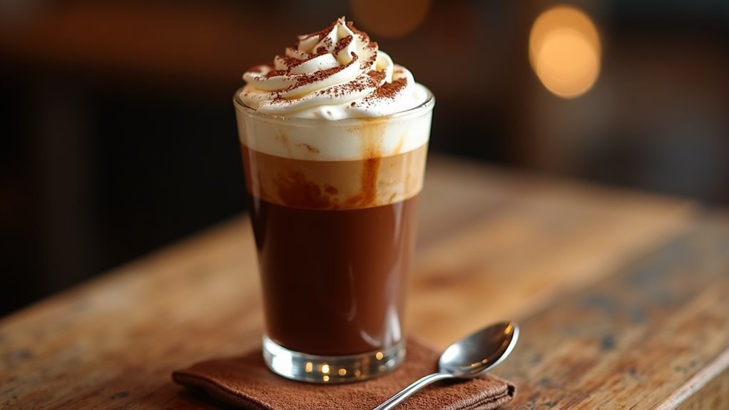 italian layered coffee drink