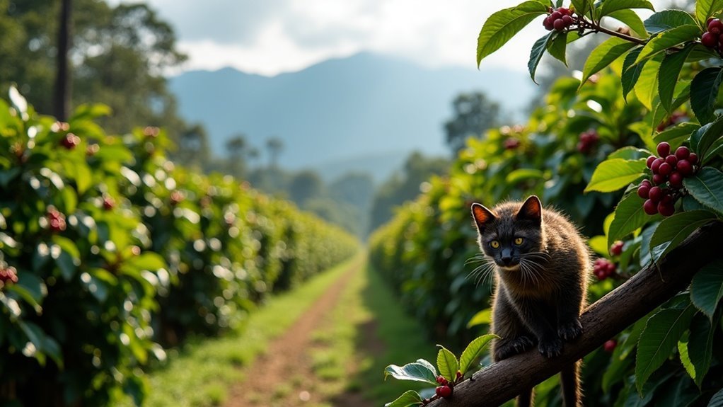 kopi luwak production locations