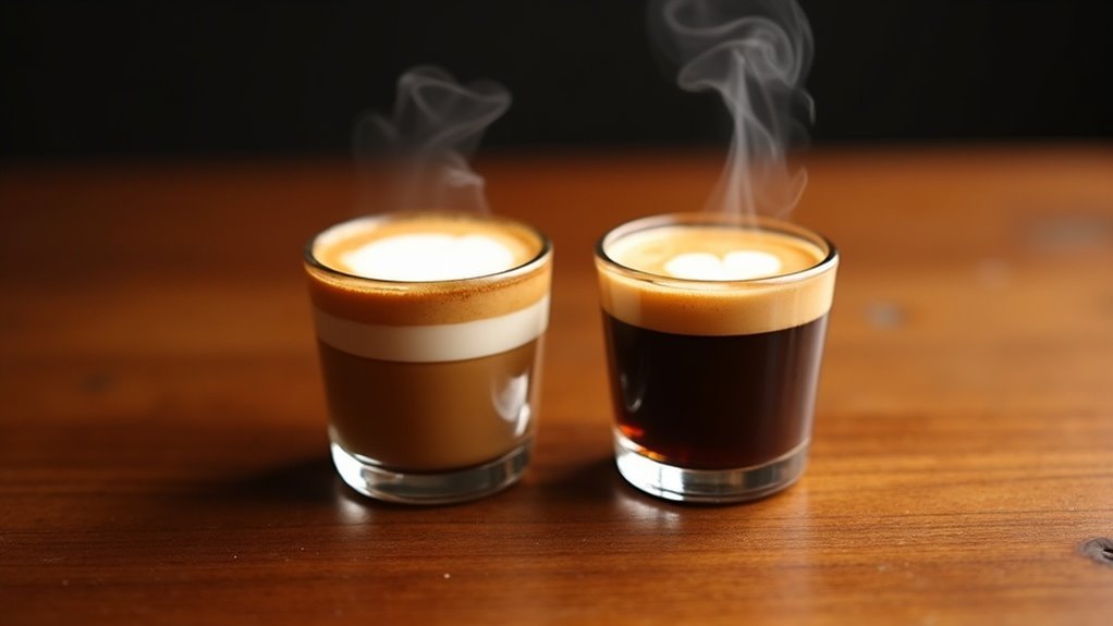 lungo versus ristretto espresso