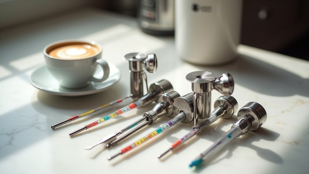 perfectly steamed milk thermometers