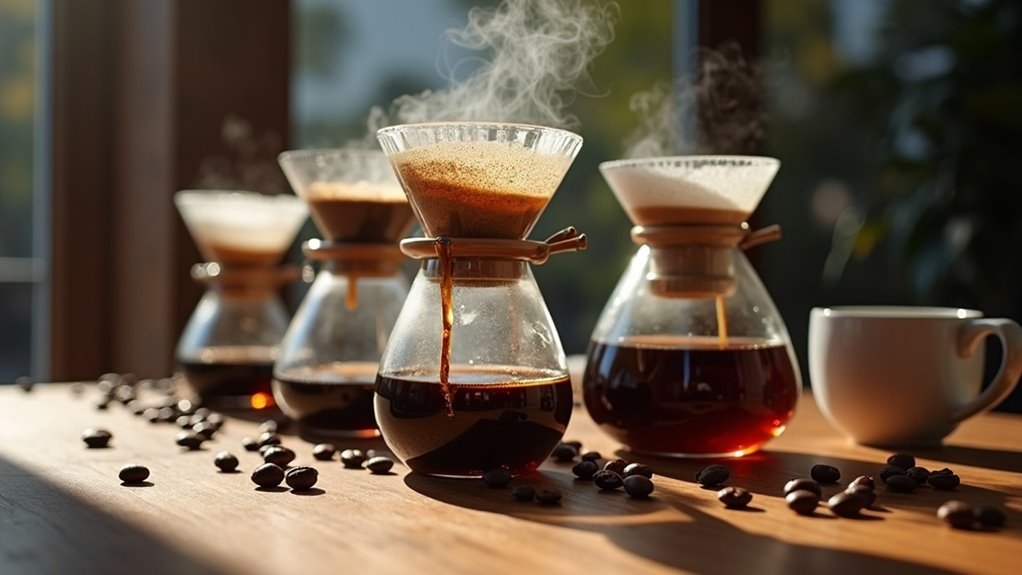 pour over coffee drippers
