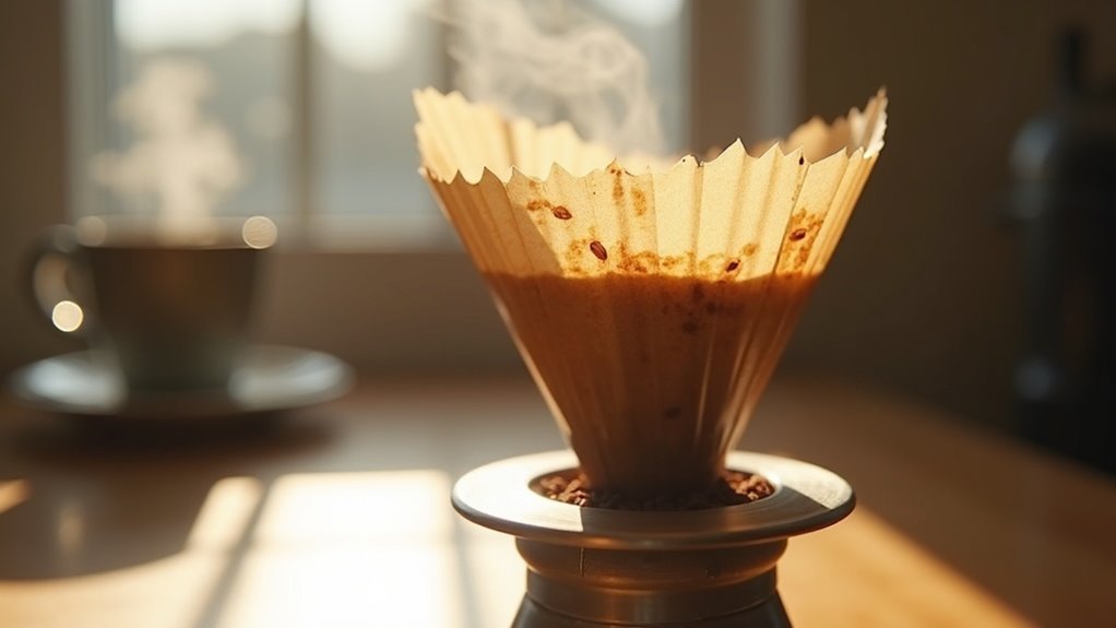 reusing paper coffee filters