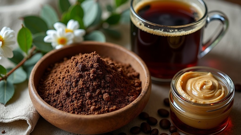 revitalizing coffee body scrubs