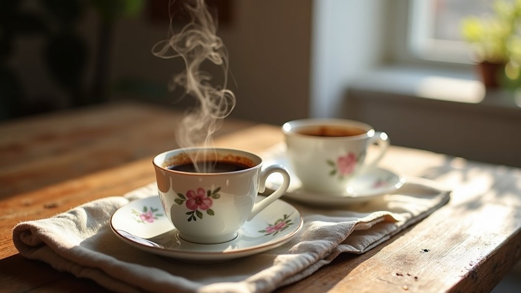 serve coffee in cups