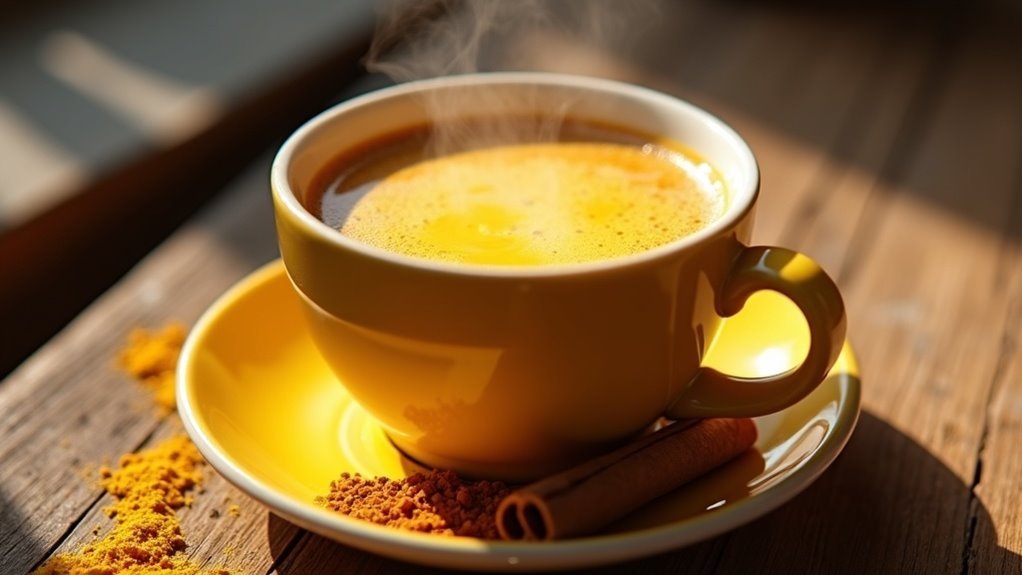 spiced beverage with turmeric
