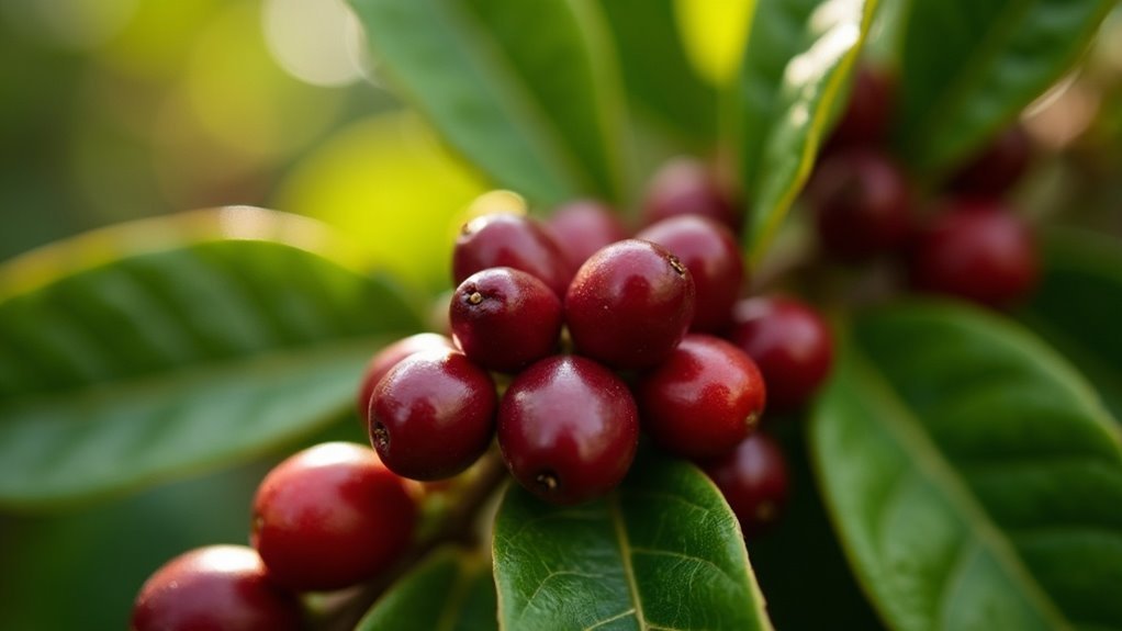 unique coffee bean formation